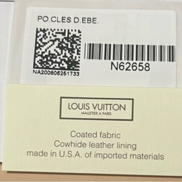 Authentic Louis Vuitton key/pouch with papers/ dust bag/box - Picture 8 of 8